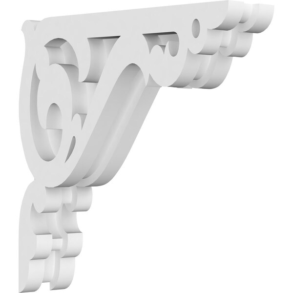 Ekena Millwork Amber Architectural Grade PVC Corbel, 1 7/8"W X 8"D X 8"H CORP01X08X08AE - main